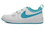 Nike Pico 5 Slip Resistant Low top Skateboard Shoes Women's White Indigo Green