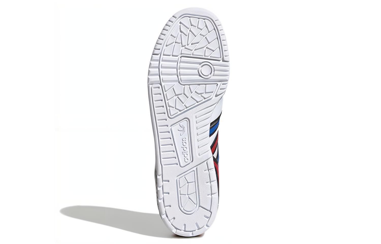 Кеды adidas originals Rivalry Low (бело-красно-синие) — фото 6