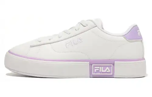 FILA Hyper Coat Low top Skateboard Shoes Women's White Purple