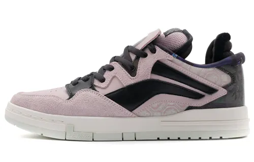 Li Ning Wave Pro Slip Resistant, Abrasion Resistant, Lightweight Low top Skateboard Shoes Women's Black Pink
