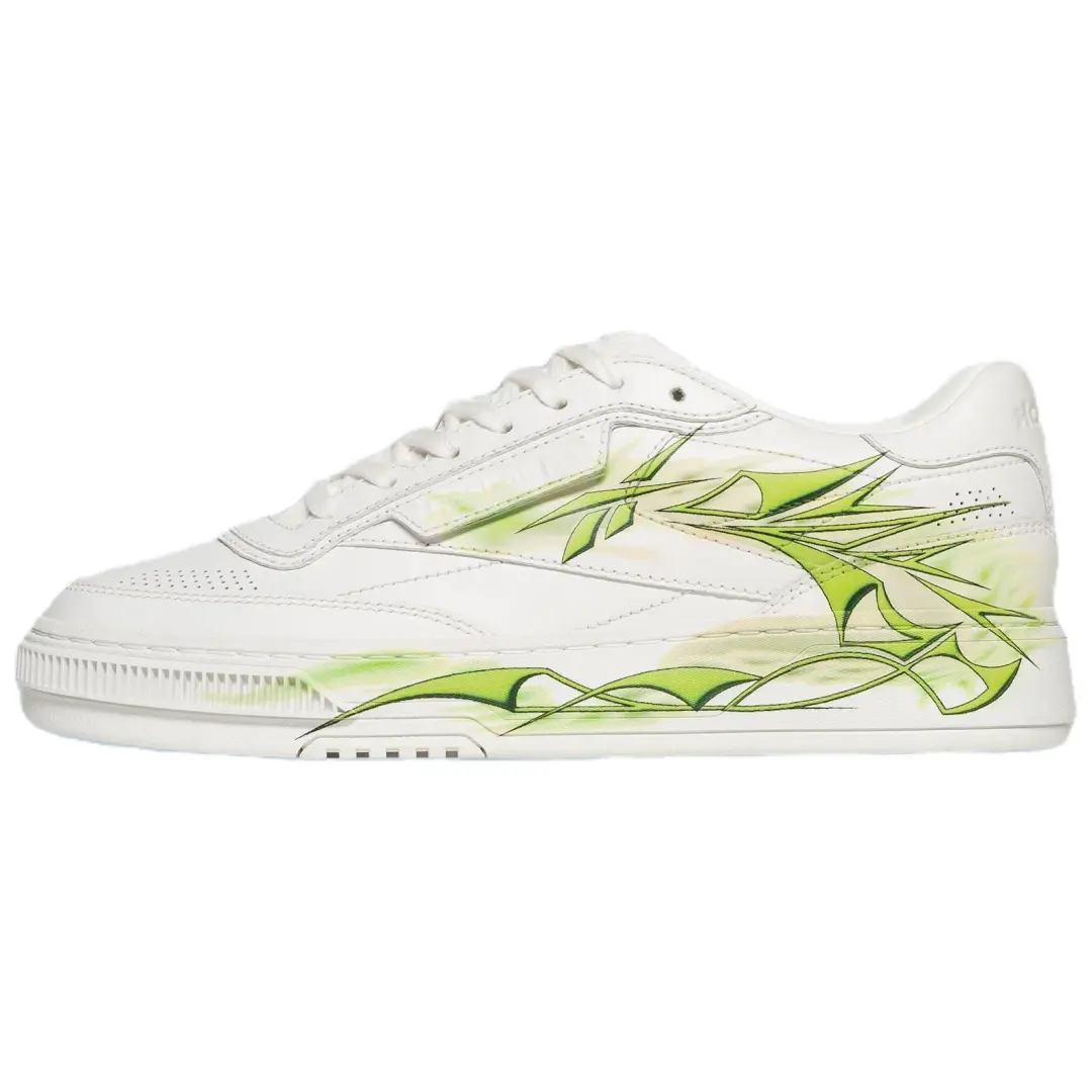 Reebok Club C logo-print sneakers