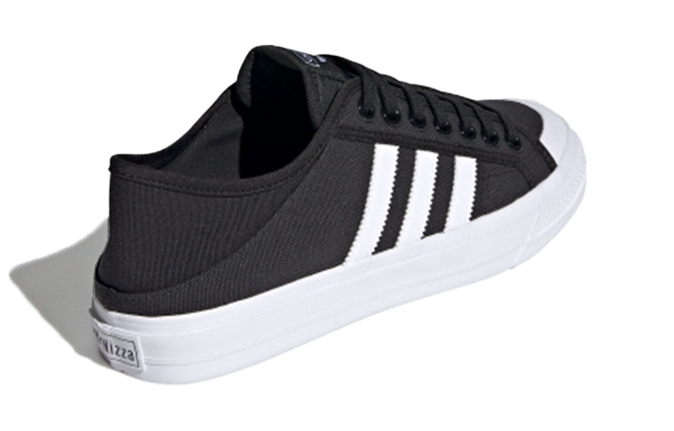 Кеды adidas originals Nizza Collapsible Lo (черно-белые) — фото 4