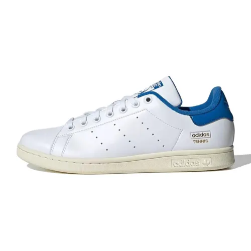 Adidas Originals Stan Smith Slip Resistant Abrasion Resistant Low top Skateboard Shoes Men's White Blue