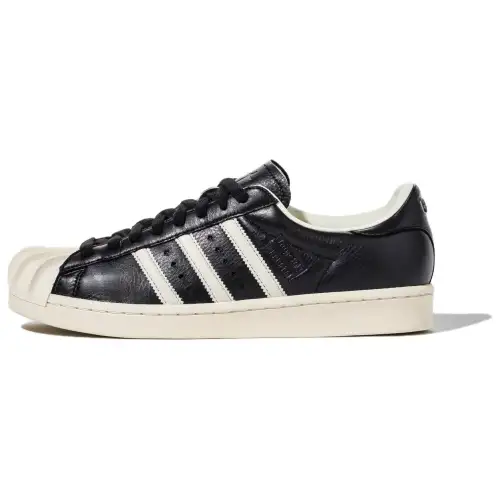THUG CLUB x Adidas Originals SUPERSTAR Abrasion Resistant Low top Skateboard Shoes Unisex Black White