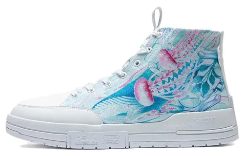 PEAK Deep Sea Return Journey Textile, Synthetic Leather Comfortable Slip Resistant Abrasion Resistant High top