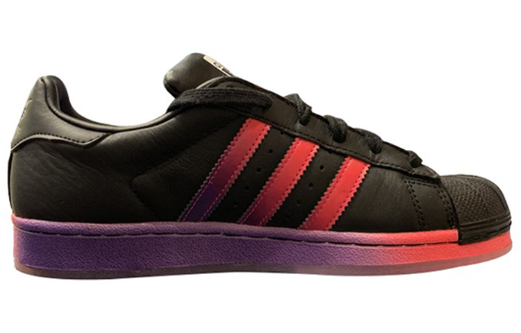 Кеды adidas originals SUPERSTAR (черно-красные) — фото 2