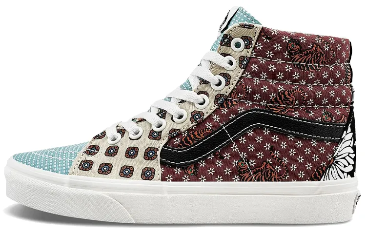 Sk8 Vans-Hi 'Tiger Patchwork'