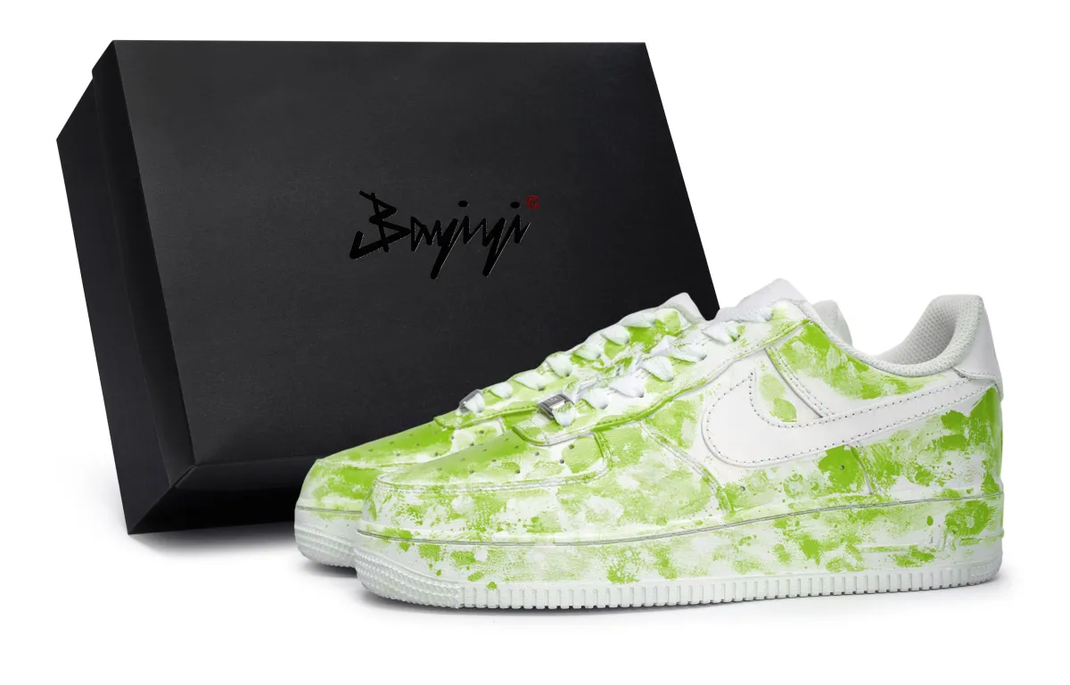 Nike Air Force 1 811 Manufacturing, Heavenly Glow Flowing Light Green, Special Shoe Box