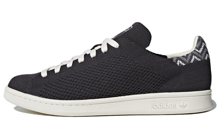 Кеды adidas originals StanSmith Primeknit (черно-белые) — фото 1