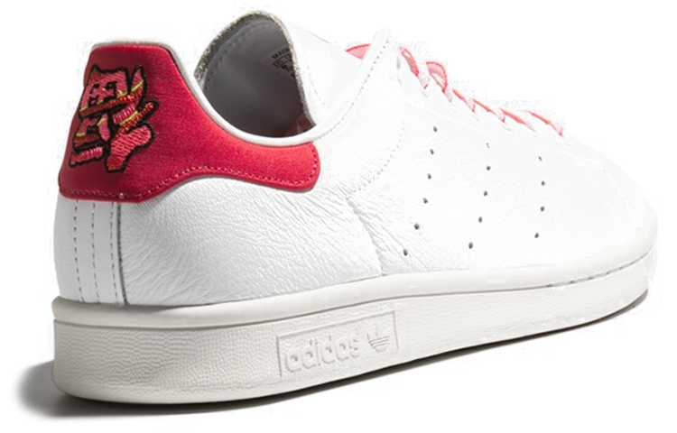 Кроссовки adidas originals CNY (бело-красные) — фото 3