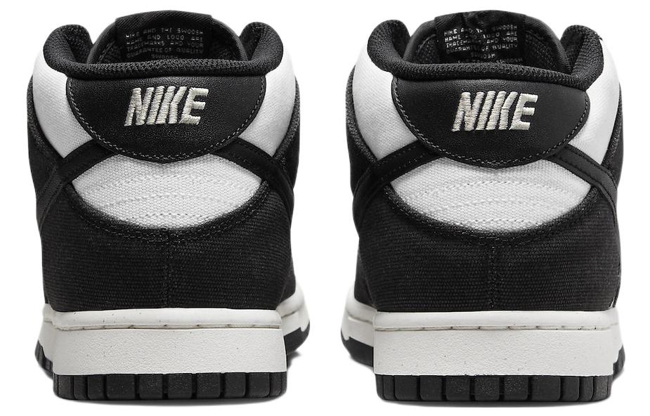 Мужские кроссовки Nike Dunk LOW (черно-белый) — фото 5