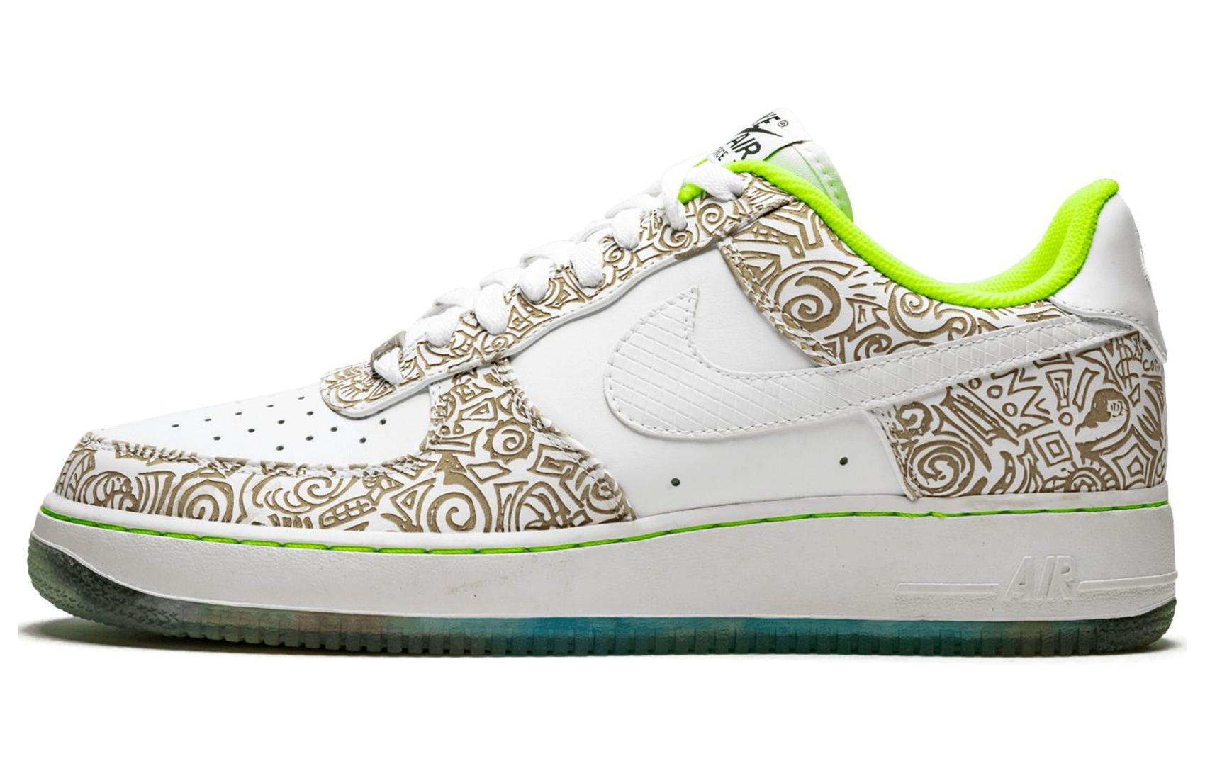 Мужские кроссовки Nike Air Force 1 Doernbecher (белые) — 白/白/伏特 — фото 1