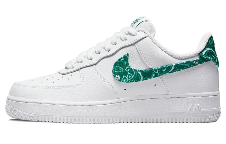 Nike Air Force 1 Low '07 Essential White Green Paisley Women's