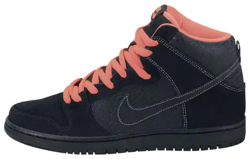 Nike Sb Dunk High Black Safari Atomic Red
