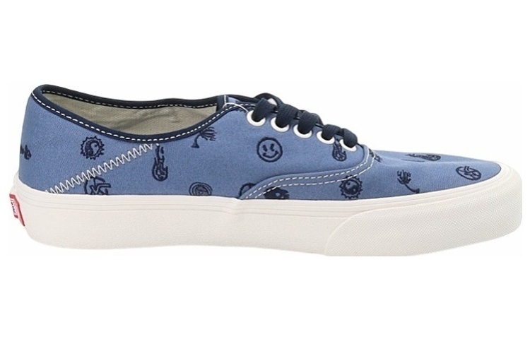 Кеды Vans Authentic SF (синий / черный / белый) — Синий / чёрный / белый — фото 2