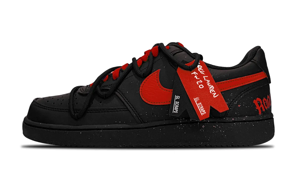 Nike Court Vision Low Slip Resistant Abrasion Resistant Slip Resistant Abrasion Resistant Low top Skateboard Shoes