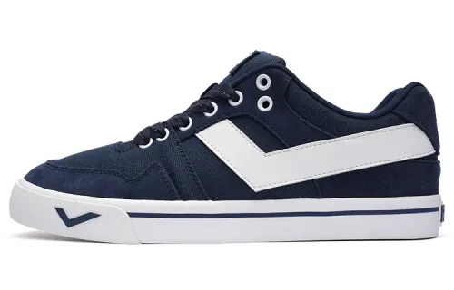 Pony Atop Coverage Slip Resistant Cushioning Abrasion Resistant Low top Skateboard Shoes Men's Blue White