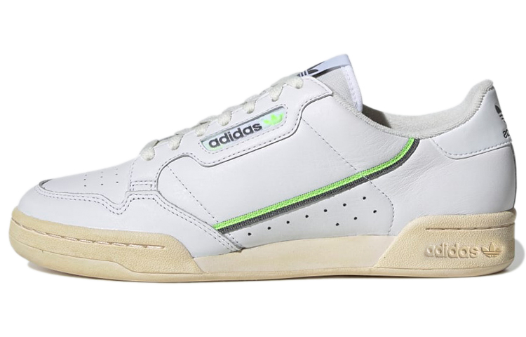 Adidas Originals Continental Skateboard Shoes Women's Low Top White/Green