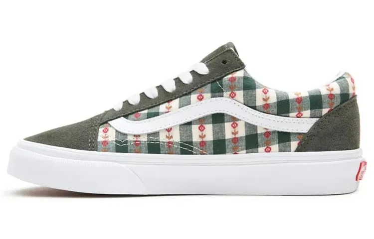 Vans Old Skool 'WhiteGreen Plaid'