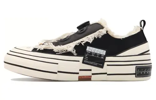 Yohji Yamamoto xVESSEL X Yohji Yamamoto Women's Patchwork Platform Low 'Black White'