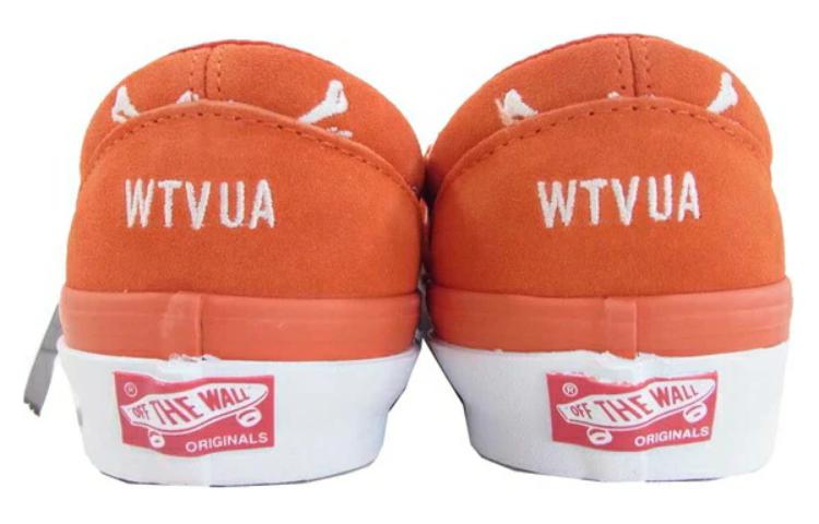 Кеды WTAPS x Vans Vault Classic Slip-On OG LX (оранжевые) — Оранжевый — фото 4