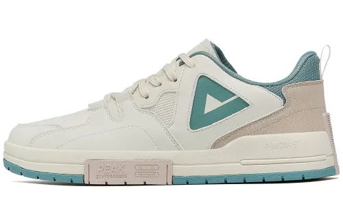 PEAK Skateboard Shoes Men's Low Top Ecru Fruit Green