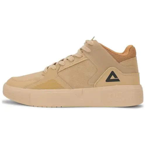 PEAK State Pole Lightweight Triangle 1.0 Mid top Skateboard Shoes Men's Wheat