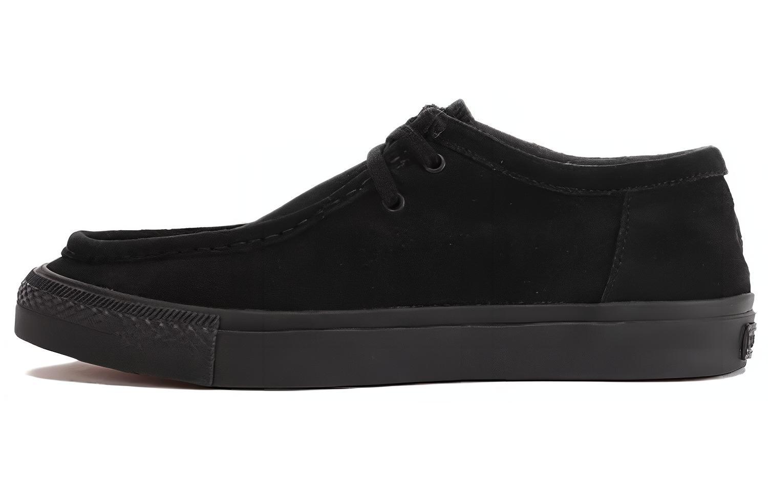 Converse Chevron & Star Moccasins Skateboarding Ox 'Black'