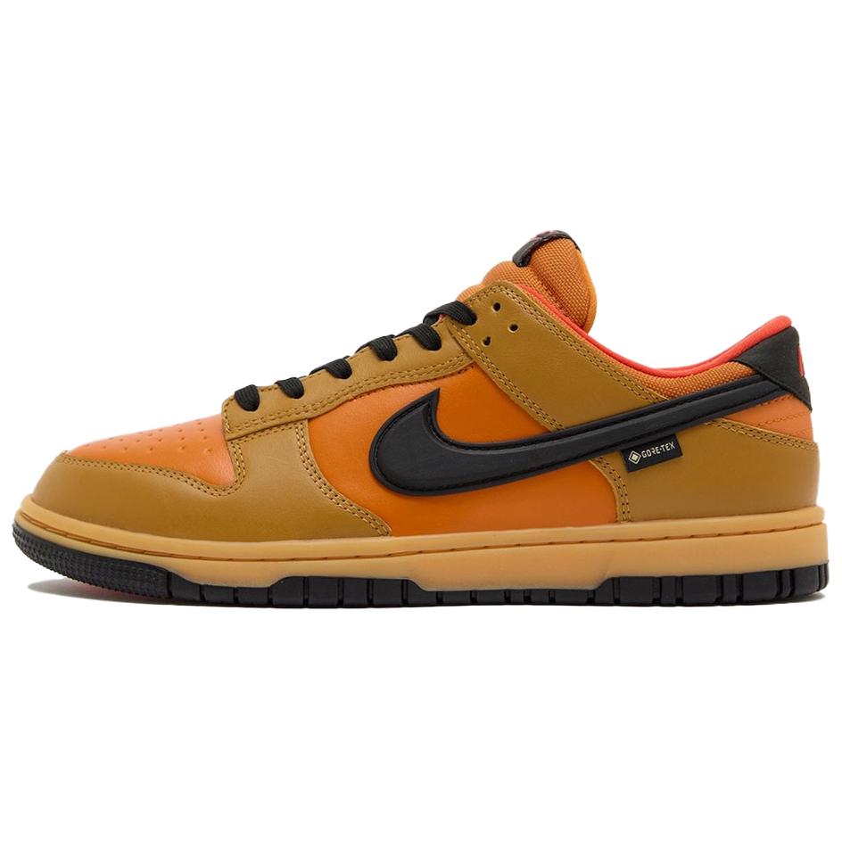 Мужские кроссовки Nike Dunk (коричнево-черные)
