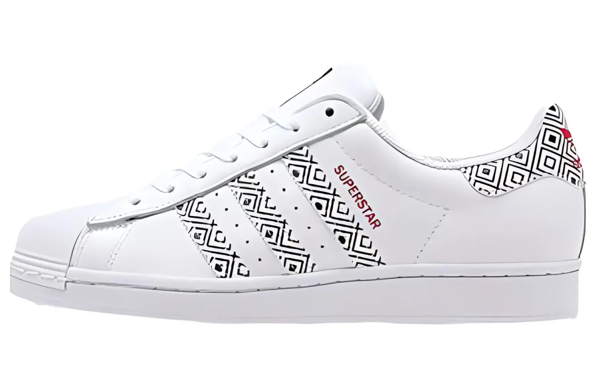 Adidas Originals Superstar 'White Black Red'