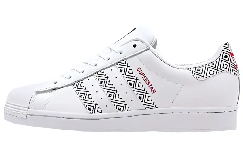 Adidas Originals Superstar 'White Black Red'
