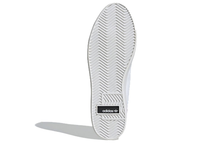Женские кеды adidas Originals Sleek (белые) — 亮白/紫色/纯粉 — фото 5