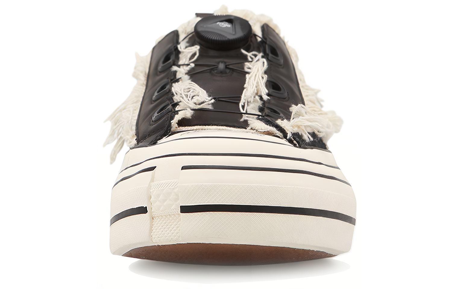 XVESSEL x Yohji Yamamoto G.O.P. Lows Street Individual Design Deconstruction Patchwork Low top Skateboard Shoes Unisex