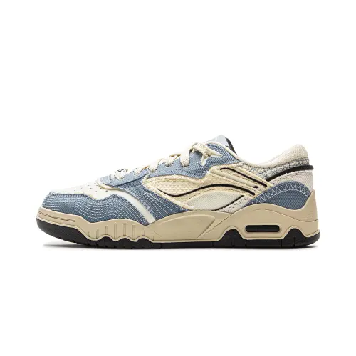 Li Ning Moon White 3 Low top Skateboard Shoes Men's Blue White