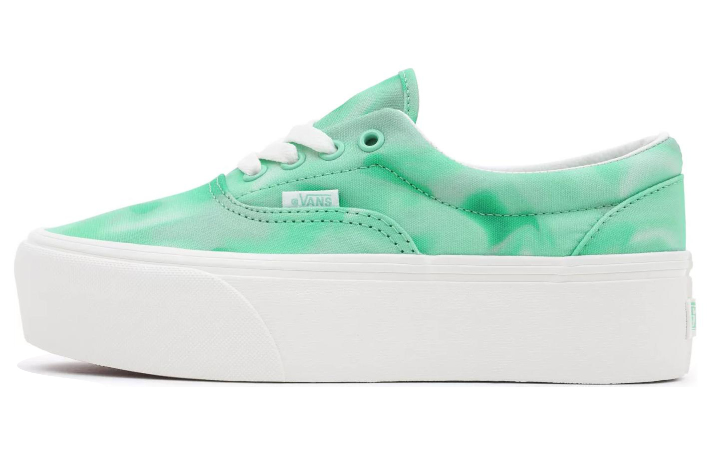 Vans Era Stackform Low top Platform Skateboard Shoes Unisex Green White
