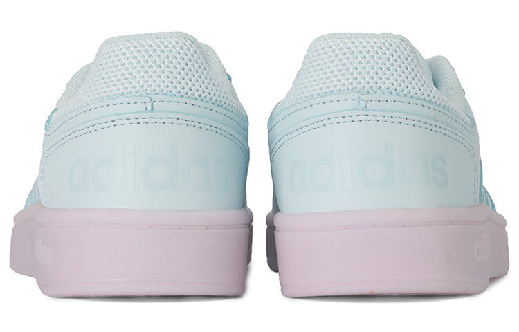 Женские кеды adidas neo Hoops 2.0 (белый / светло-синий) — фото 4