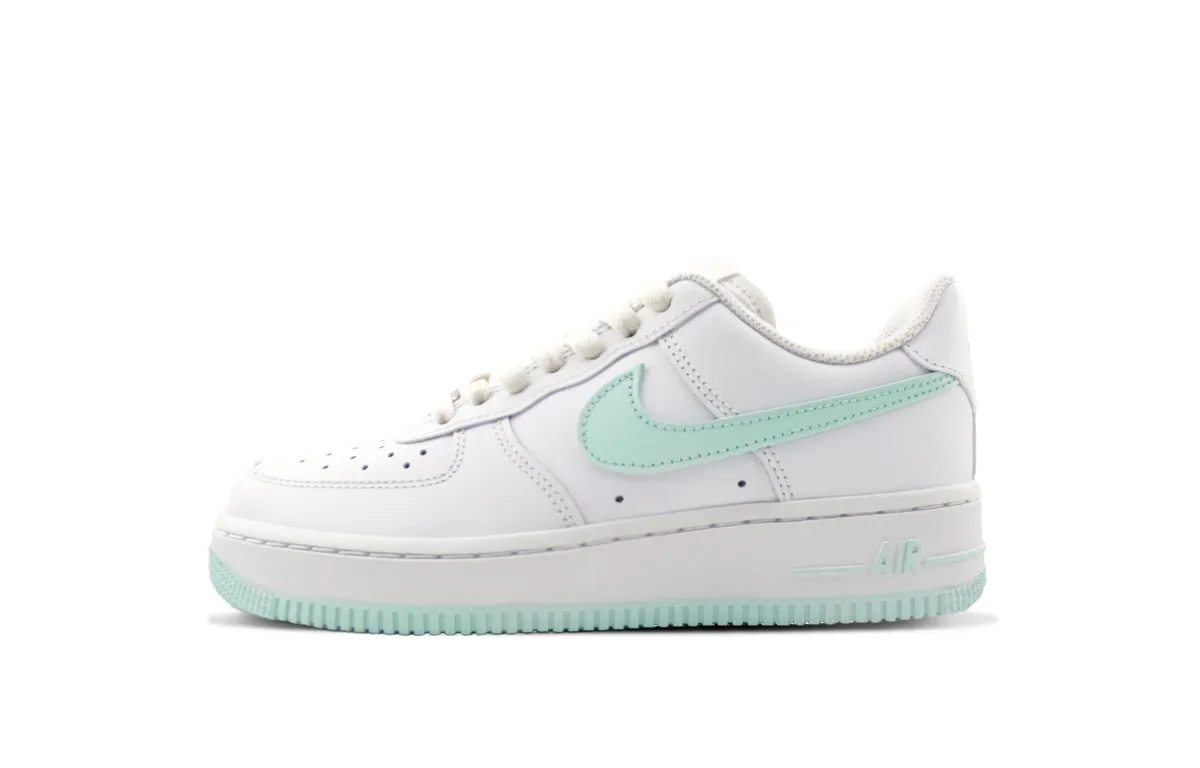 Nike Air Force 1 Slip Resistant Abrasion Resistant Low top Skateboard Shoes Unisex White Green
