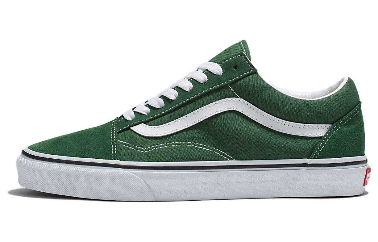 Кеды Vans Old Skool (зелено-белые)