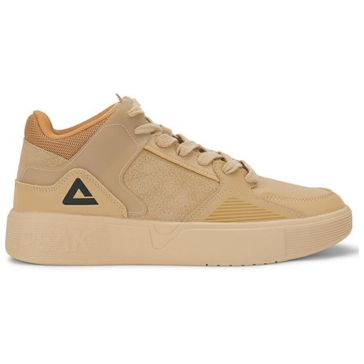 PEAK State Pole Lightweight Triangle 1.0 Mid top Skateboard Shoes Men's Wheat