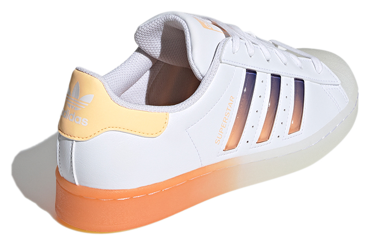 Женские кеды adidas Superstar (бело-фиолетовый) — фото 4