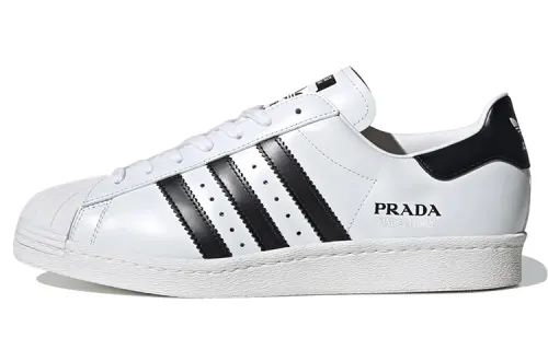 Superstar Prada x Superstar Adidas Originals 'White Black'