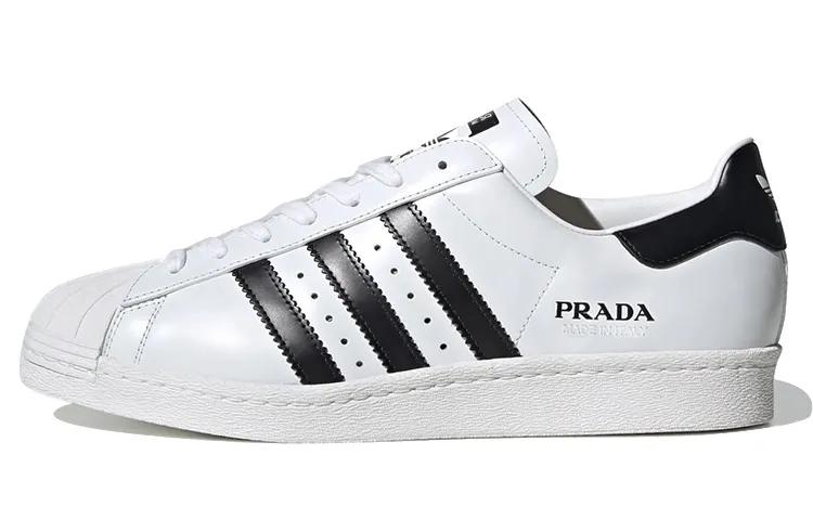 Superstar Prada x Superstar Adidas Originals 'White Black'