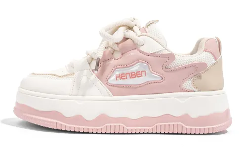 RENBEN Height Increasing Balance Low top Skateboard Shoes Women's