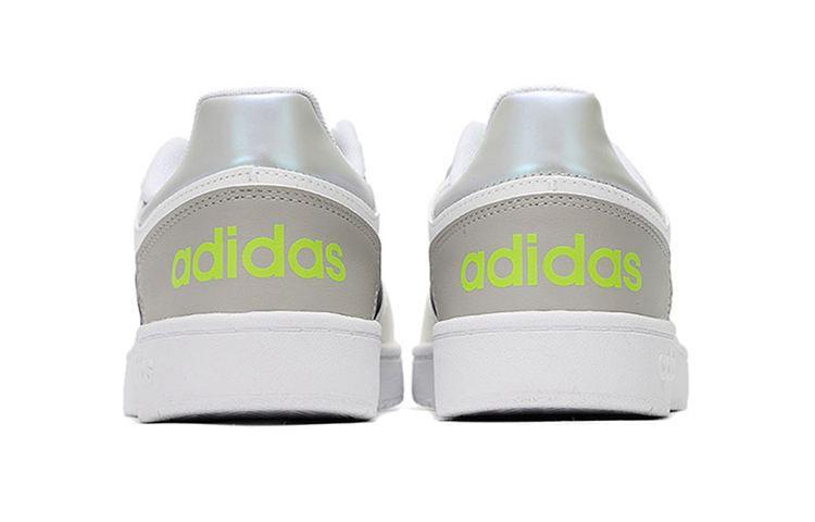 Мужские кеды adidas neo Hoops 2.0 (бело-серо-черные) — фото 5