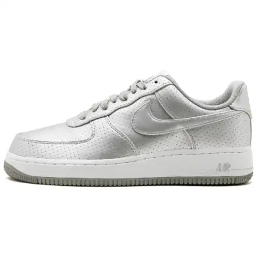 Nike Air Force 1 Low '07 LV8 Metallic Silver Perforated
