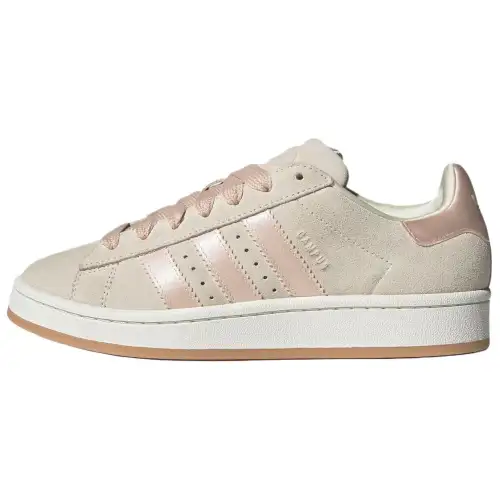 Adidas Originals CAMPUS 00s Abrasion Resistant Low top Skateboard Shoes Women's Beige Pink