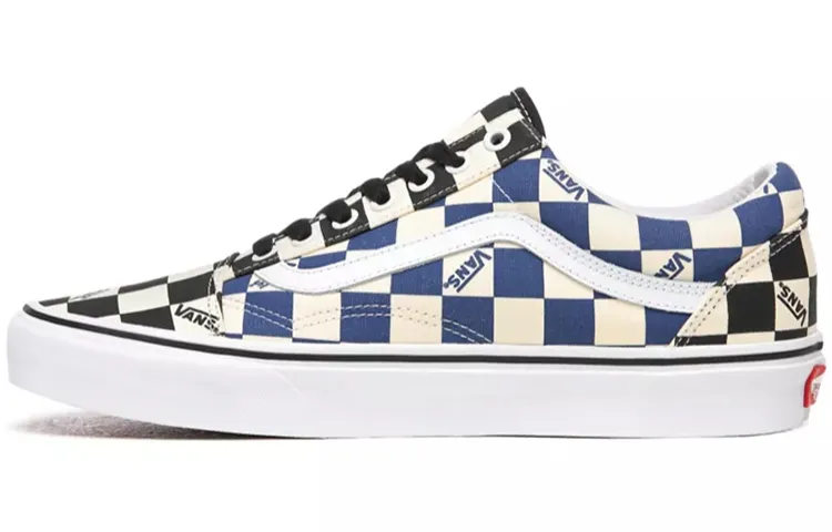 Old Skool Vans 'Big Check Black Navy'