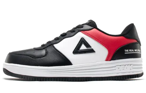 PEAK Synthetic Leather Coverage Thermal Slip Resistant Cushioning Abrasion Resistant Low top Skateboard Shoes Men's