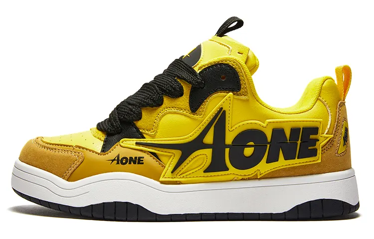 A 1 AK KOH ENTERPRISE Microfiber Leather Abrasion Resistant Low top Puffy Skate Shoes Unisex