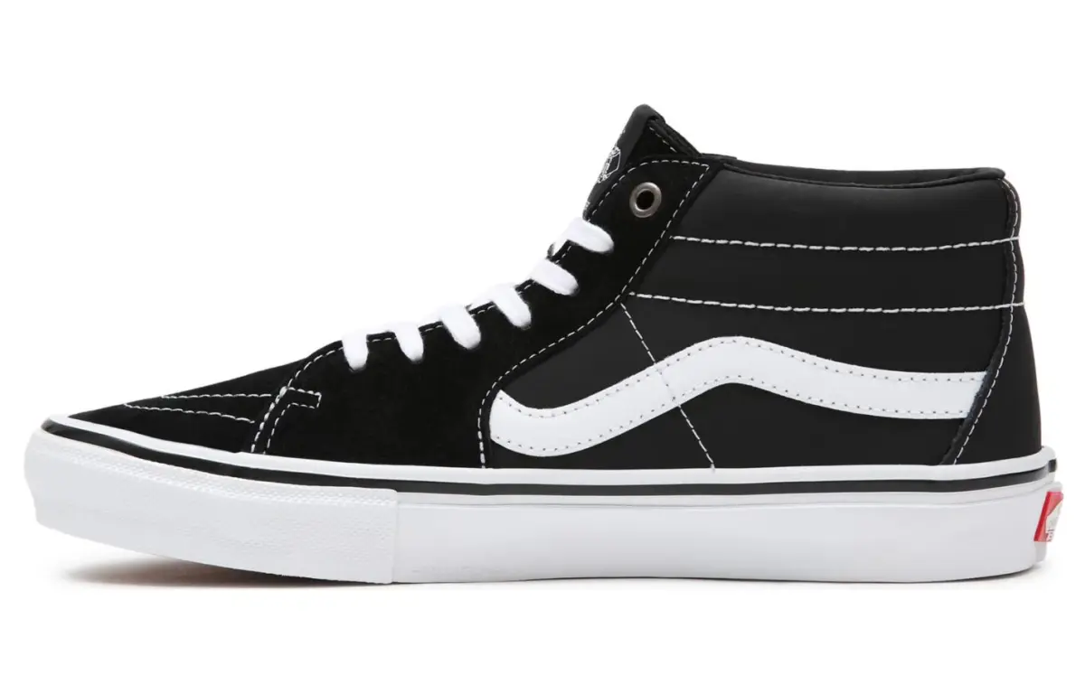 Grosso Skate Vans Mid 'Black'